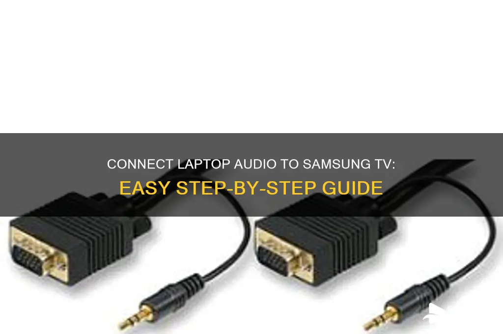 how to connect sound from laptop to samsung tv