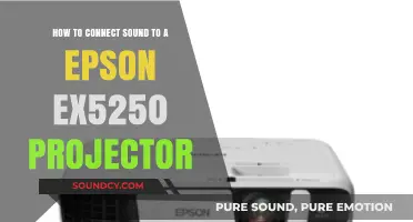 Connecting Sound to Your Epson EX5250 Projector: A Step-by-Step Guide