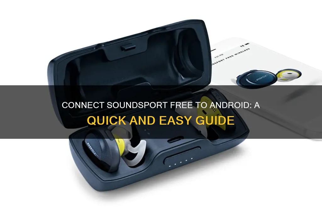 how to connect the sound sport free to android