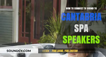 Connect Your TV Sound to Cantabria Spa Speakers Easily
