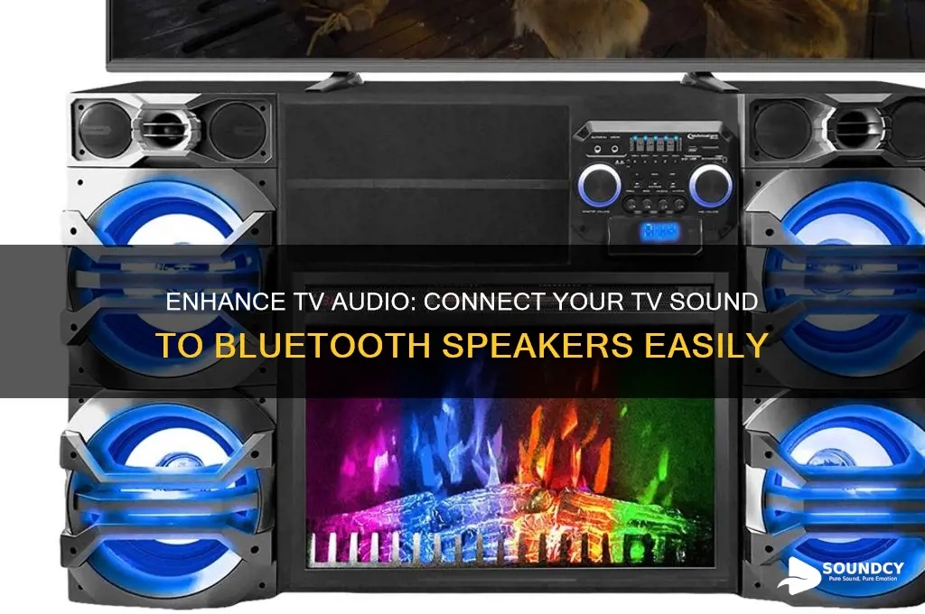how to connect tv sound to external bluetooth speakers