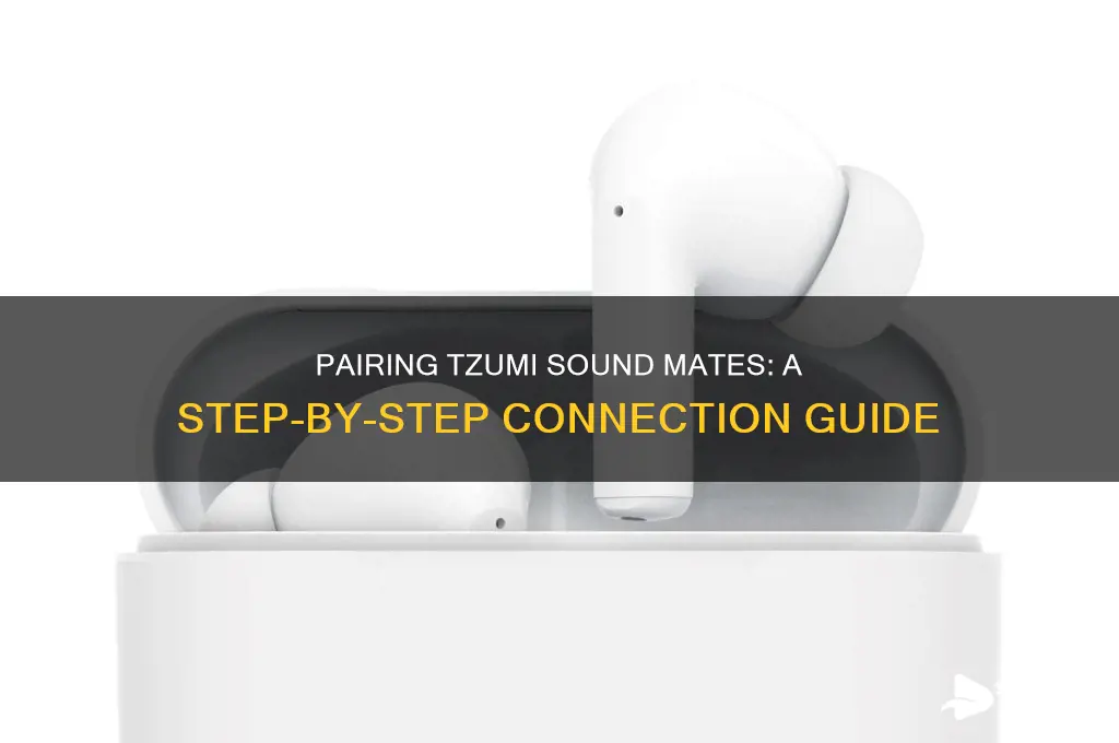 how to connect tzumi sound mates to each other