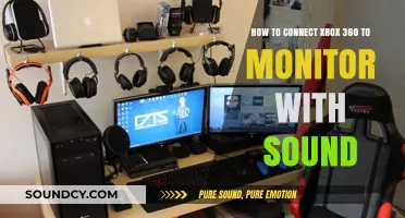 Connect Xbox 360 to Monitor with Sound: Easy Setup Guide
