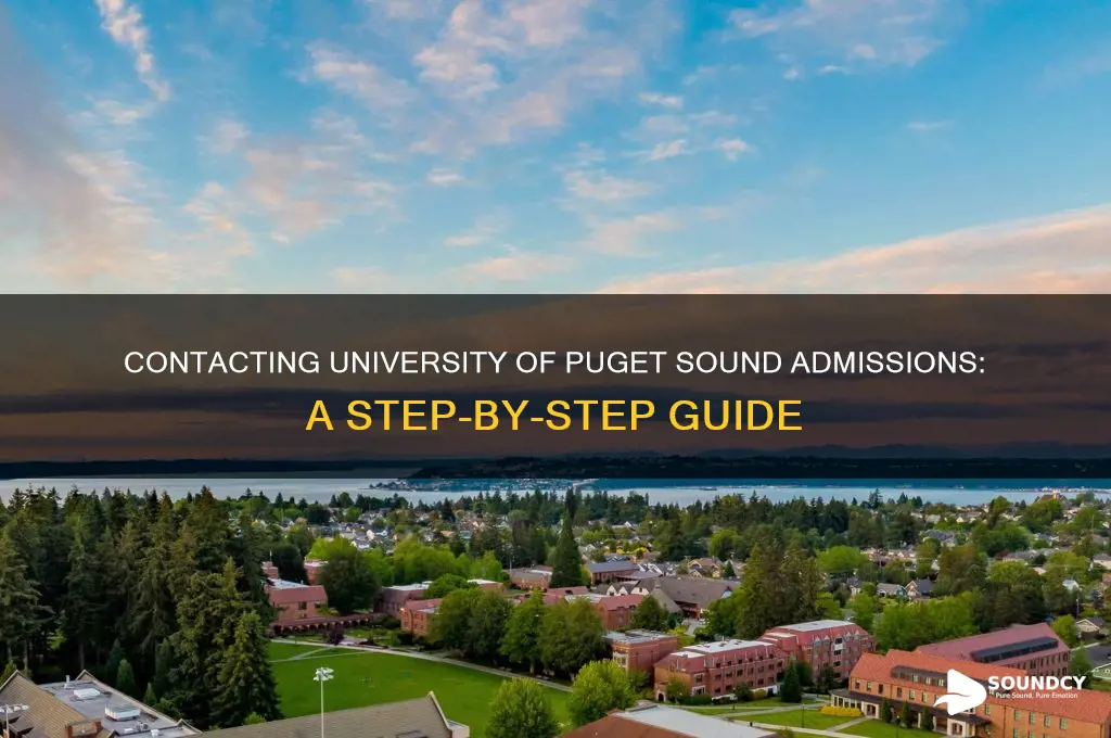 how to contact the admissions university of puget sound