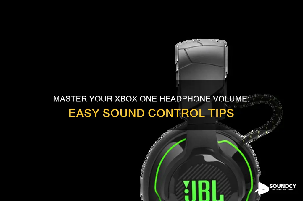 how to control my headphone sound on xbox one