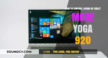 Mastering Audio Control in Yoga 920 Tablet Mode: A Quick Guide