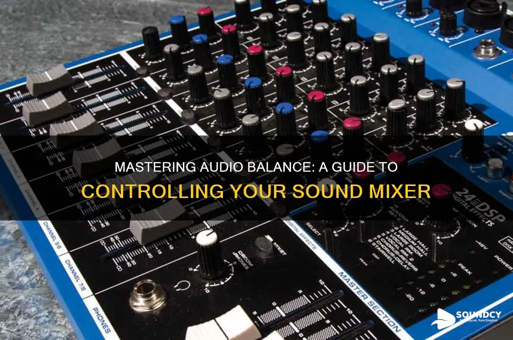 how to control sound mixer