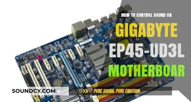 Mastering Audio Control on Your Gigabyte EP45-UD3L Motherboard