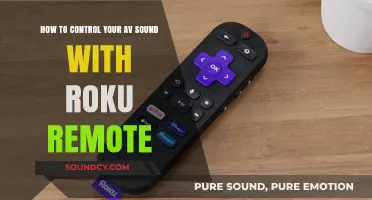 Master Your AV Sound Control Using Roku Remote: A Simple Guide