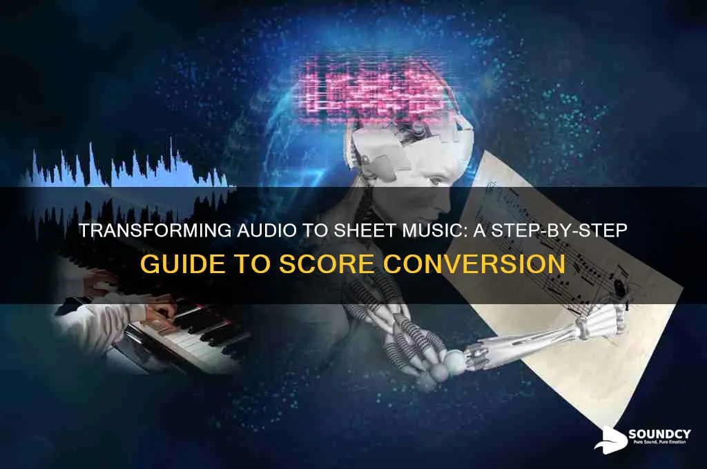 how to convert a sound file to a score