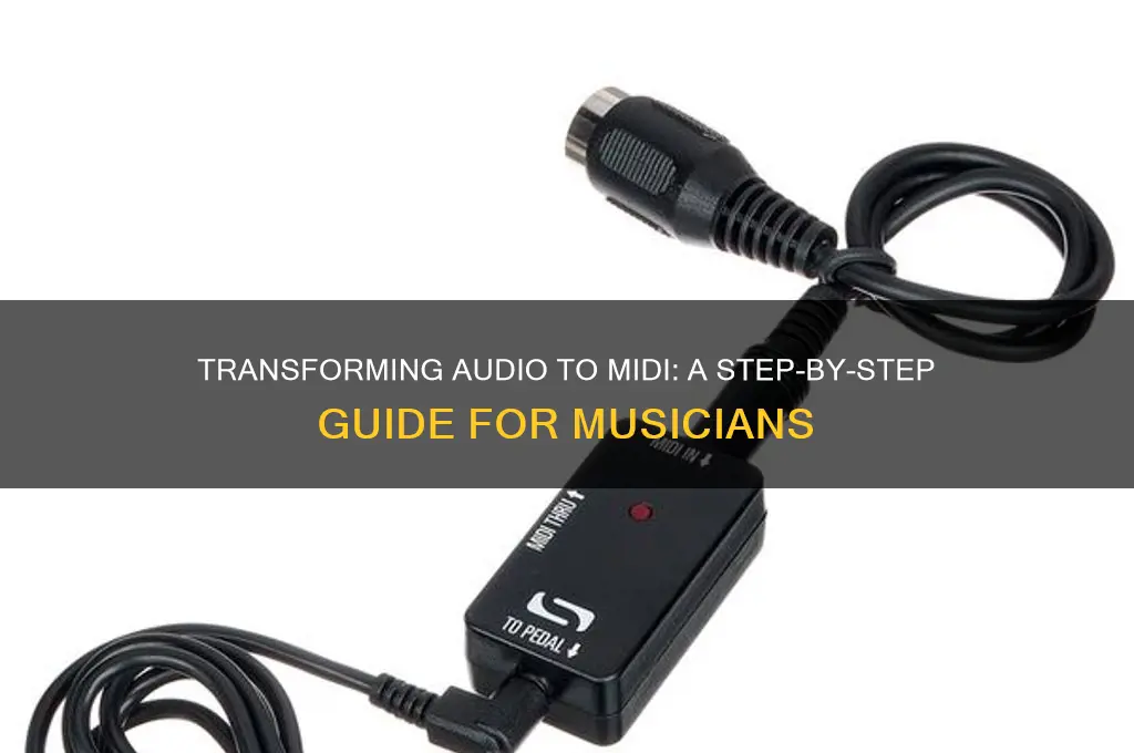 how to convert a sound to a midi instrument