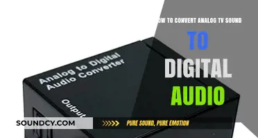Convert Analog TV Sound to Digital Audio: A Step-by-Step Guide