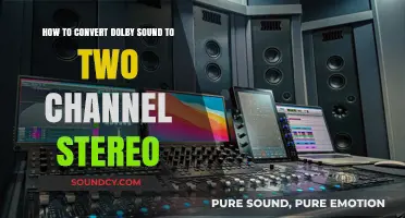 Convert Dolby Sound to Two-Channel Stereo: A Simple Guide
