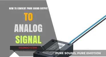 Converting PWM Sound Output to Analog Signal: A Step-by-Step Guide