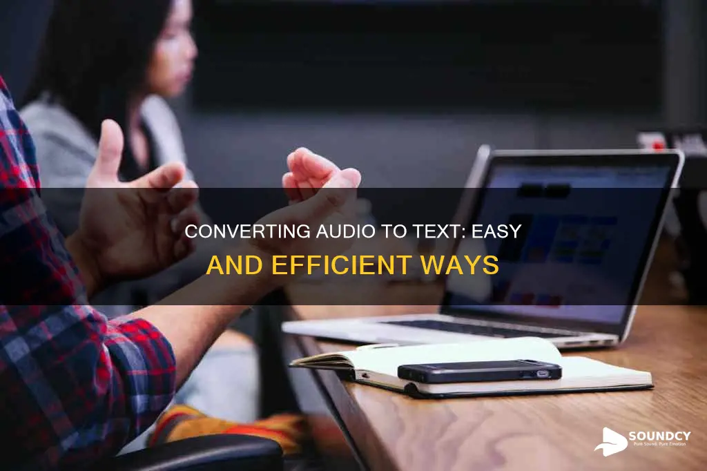 how to convert sound to text