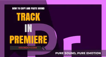Mastering Audio Editing: Copy and Paste Soundtracks in Premiere Pro