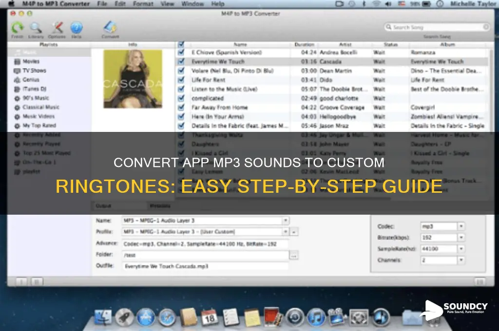 how to copy mp3 sounds from apps to ringtone