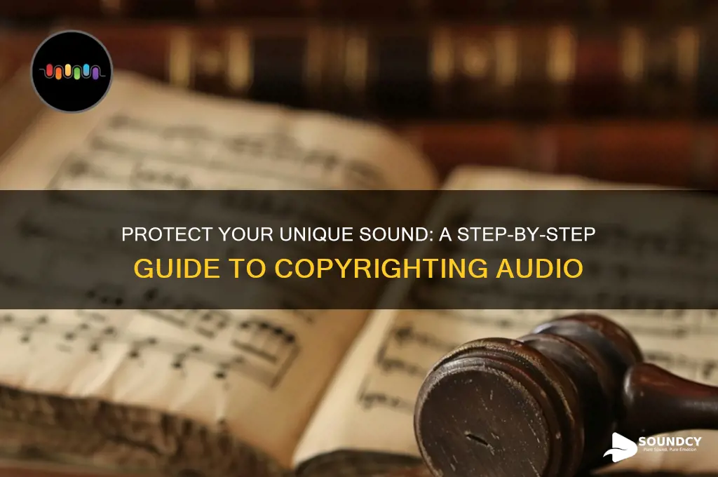how to copyright a sound