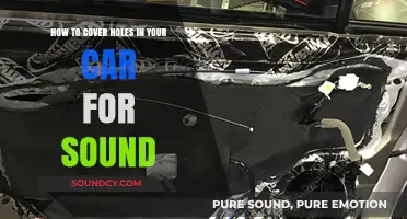 Effective Car Hole Covering Techniques for Enhanced Soundproofing Results