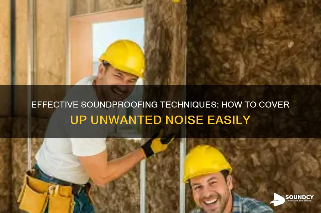 how to cover up sound