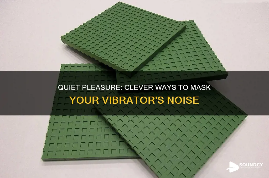 how to cover up the sound of a vibrator