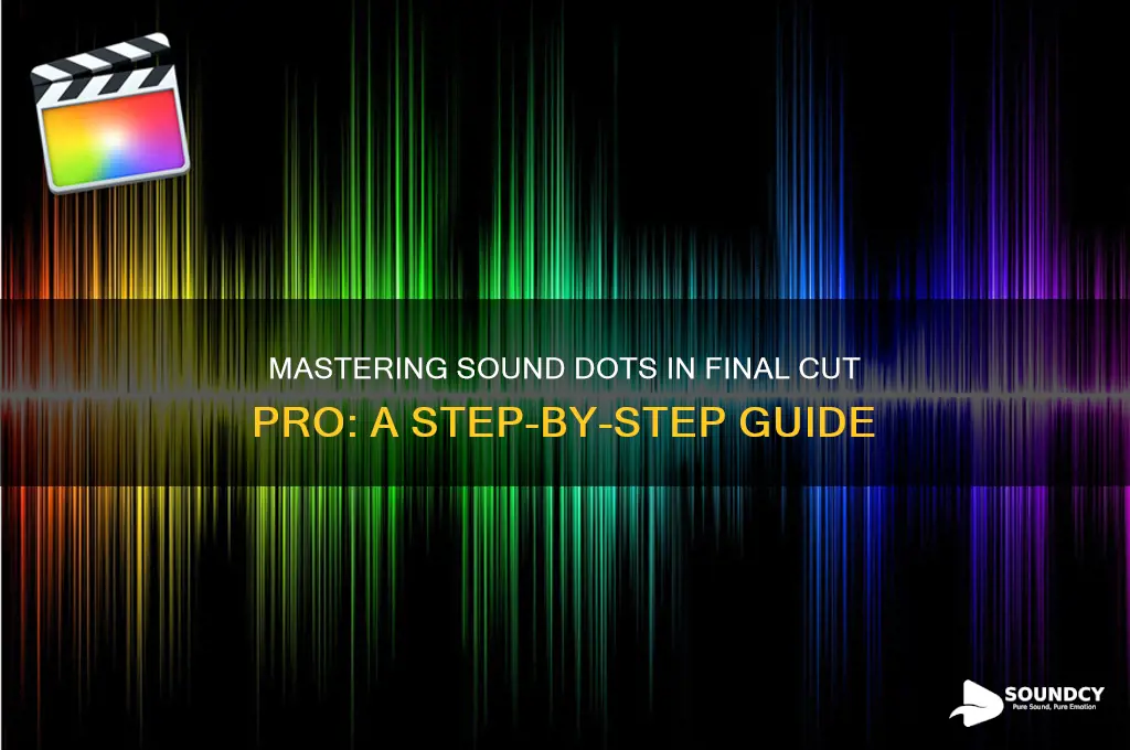 how to creat sound dots on final cut pro