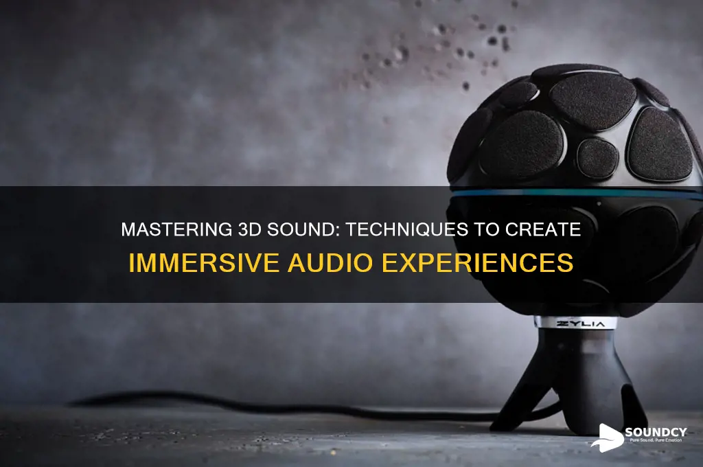 how to create 3d sound