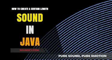 Creating Custom Length Sounds in Java: A Step-by-Step Guide