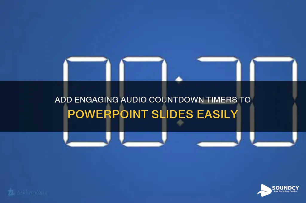 how to create a countdown with sound in powerpoint