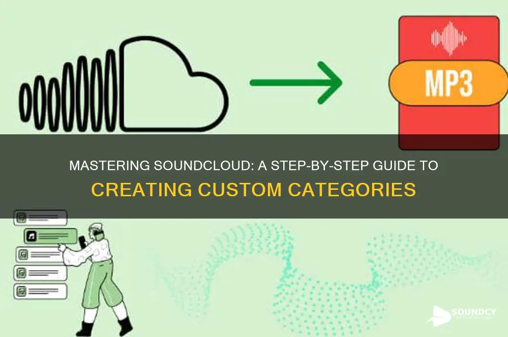how to create a custom category in sound cloud