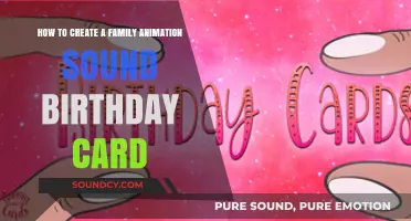 Crafting a Family Animation Sound Birthday Card: A Creative DIY Guide