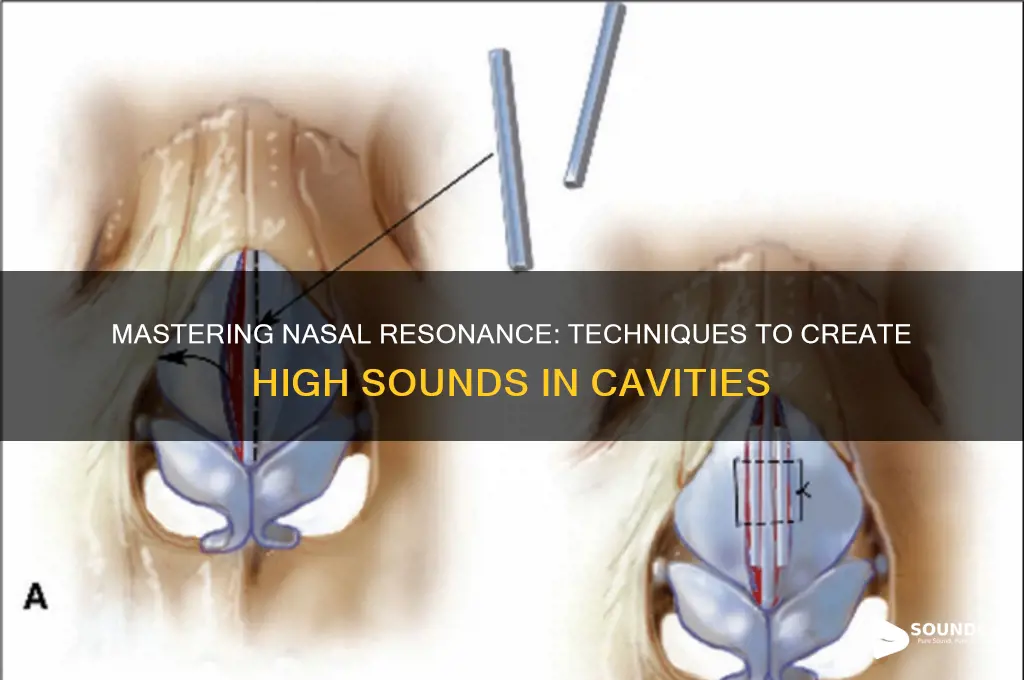 how to create a high sound in nasal cavities