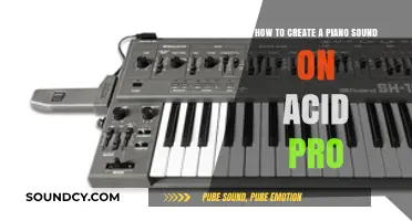 Mastering Piano Sounds in Acid Pro: A Step-by-Step Guide