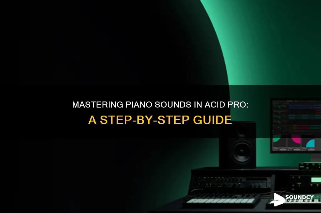 how to create a piano sound on acid pro