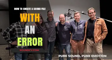 Crafting Error-Inducing Sound Files: A Step-by-Step Guide to Creation