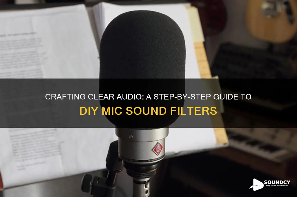 how to create a sound filter for a mic