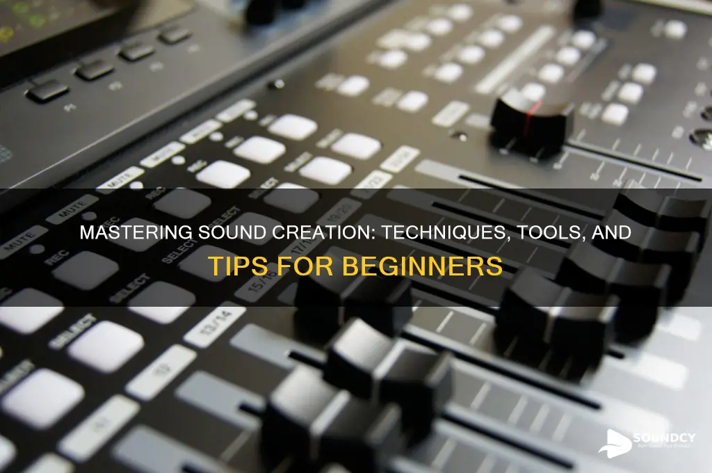 how to create a sound