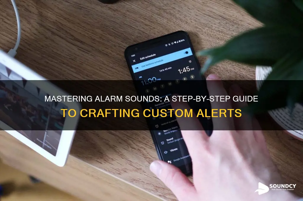 how to create alarm sound