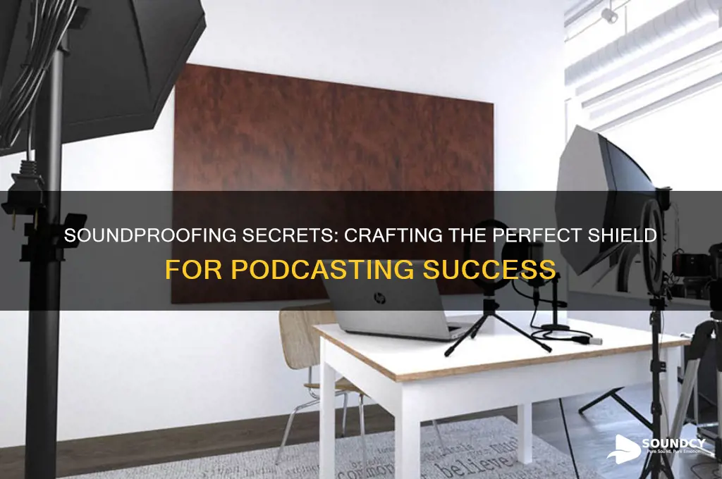 how to create an sound proof shield for podcasting