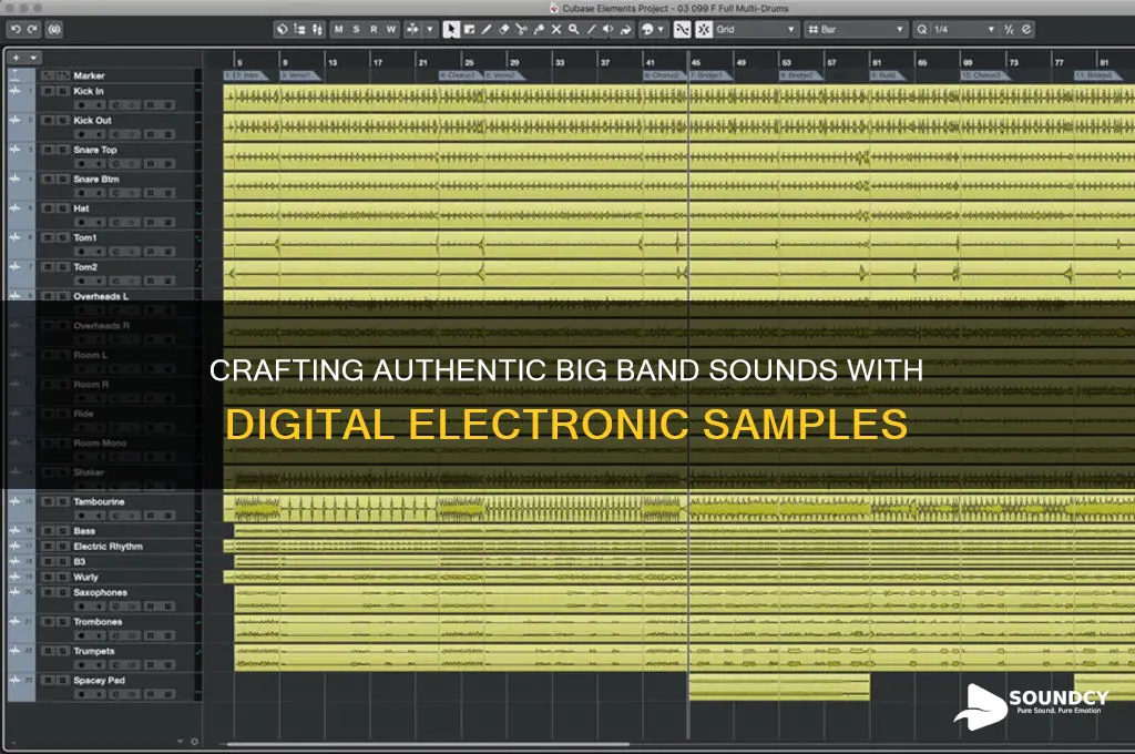 how to create big band sounds digitally electronic samples