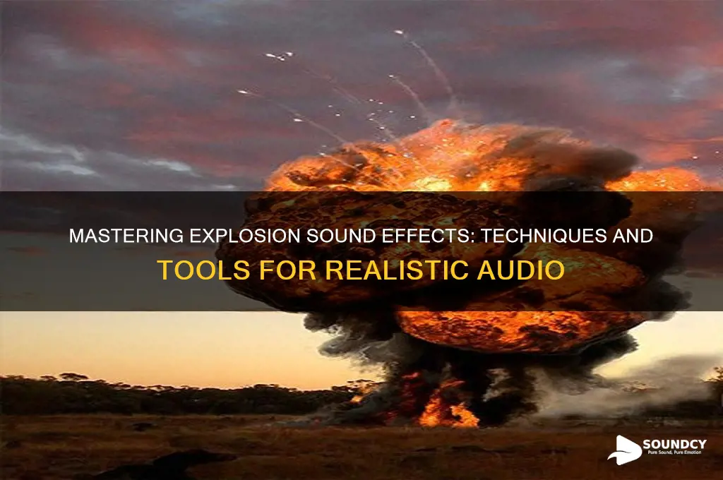 how to create explosion sound