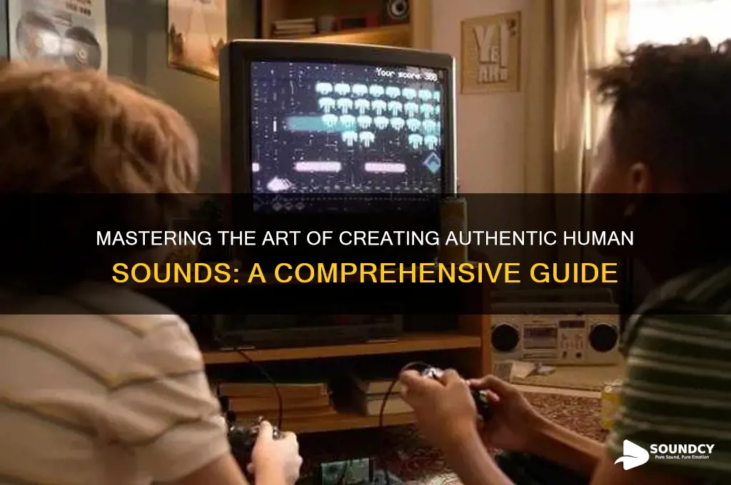 how to create human sound