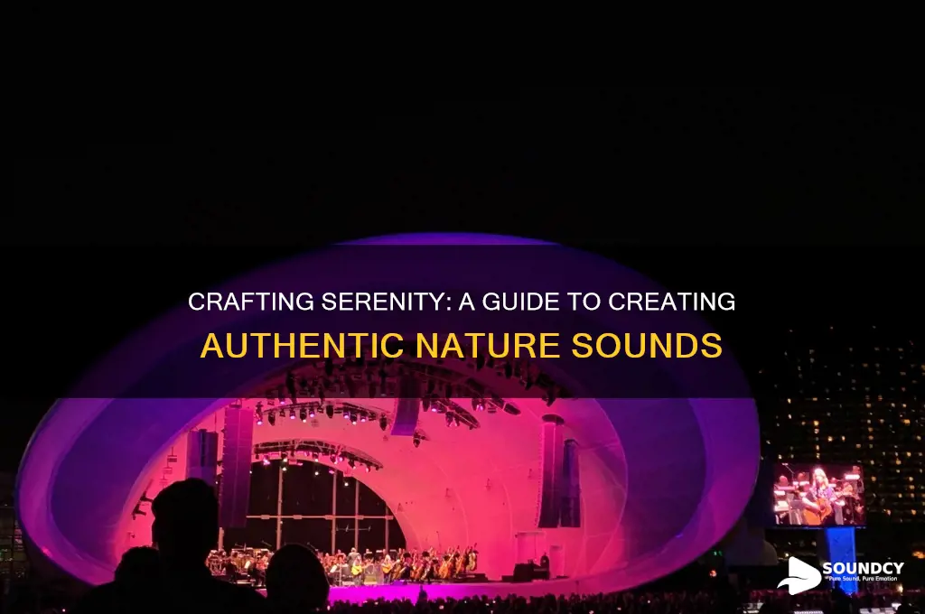 how to create nature sounds