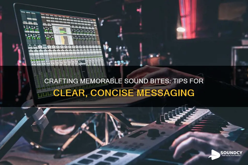 how to create sound bites