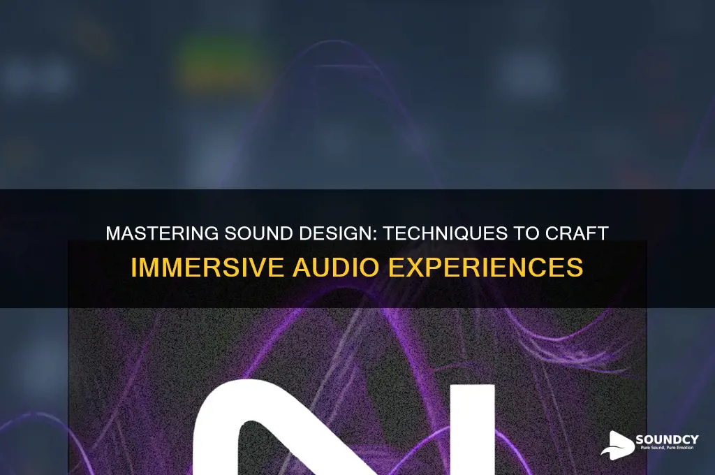 how to create sound design