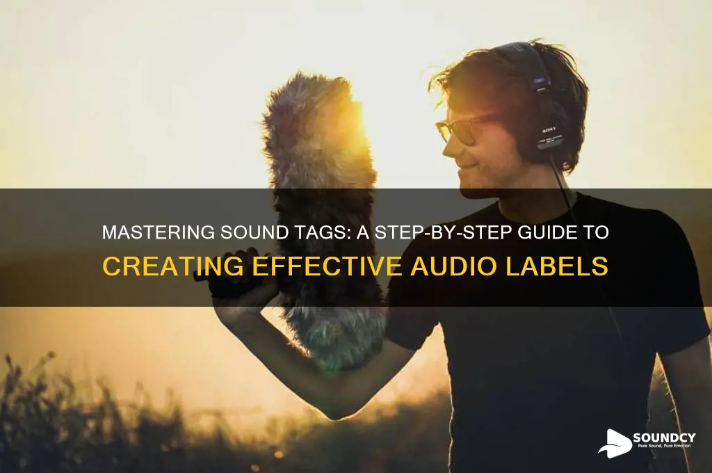 how to create sound tag