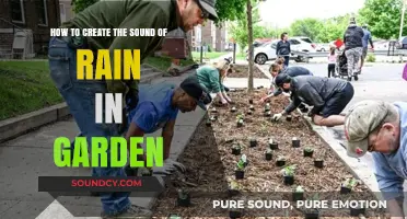 Crafting a Serene Garden Rainfall: DIY Techniques for Soothing Sounds