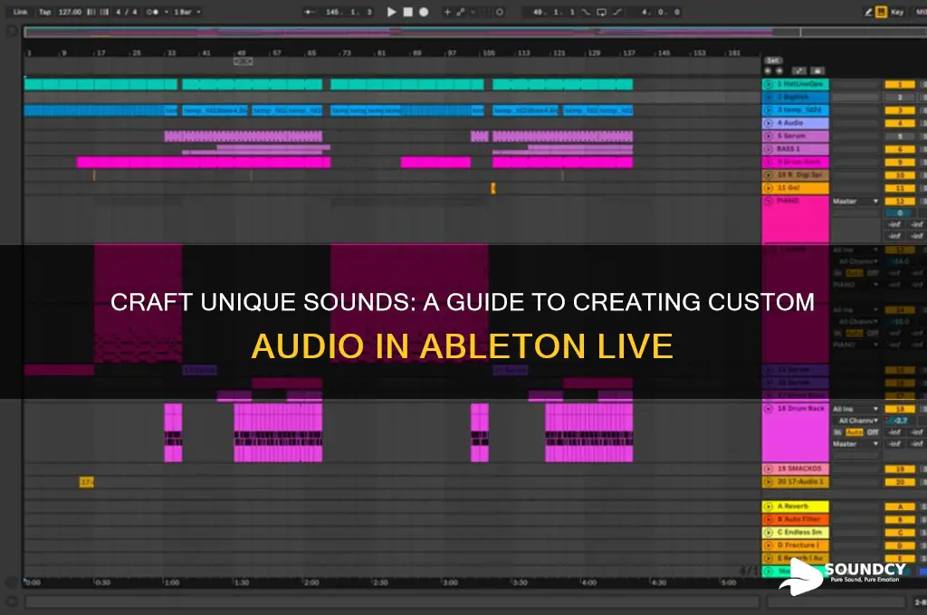 how to create your own sounds for ableton live