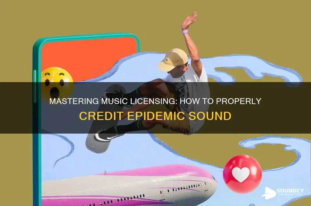how to credit epidemic sound