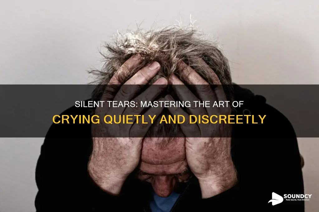 how to cry without sound